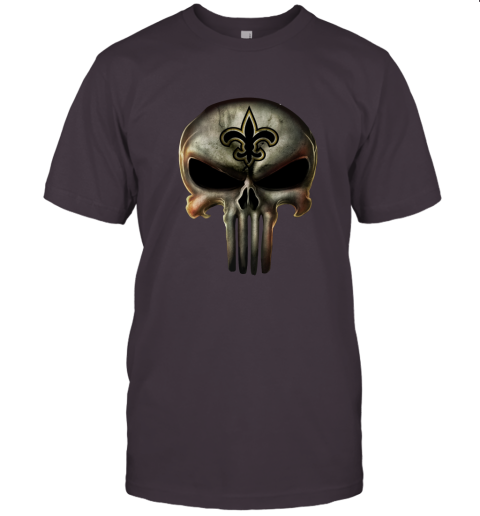 New Orleans Saints The Punisher Mashup Football Unisex Jersey Tee