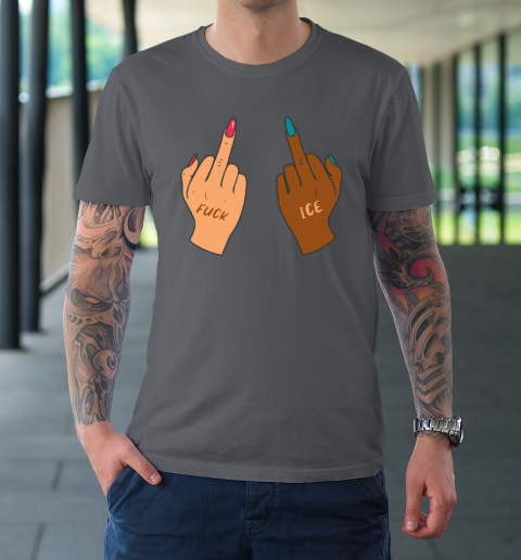 Fuck Ice Middle Fingers Protect Immigrants Anti Ice T-Shirt 5
