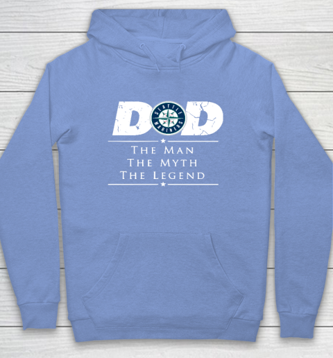 Seattle Mariners MLB Baseball Dad The Man The Myth The Legend Hoodie 8