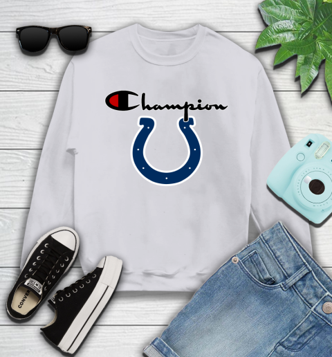 NFL Football Indianapolis Colts Champion Shirt Youth Sweatshirt 2