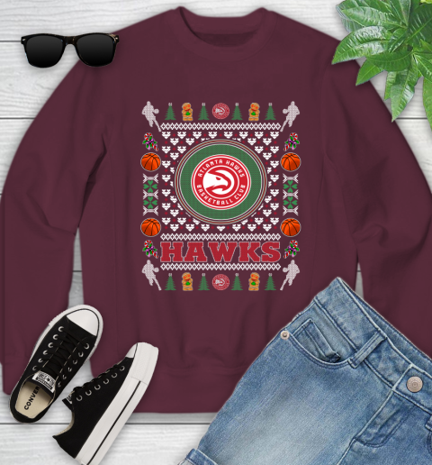 Atlanta Hawks Merry Christmas NBA Basketball Loyal Fan Ugly Shirt 118