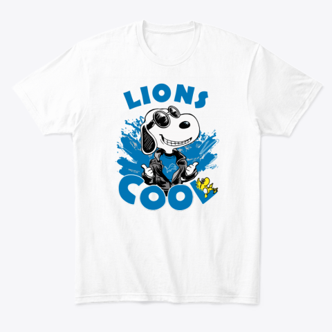 Joe Cool Snoopy Detroit Lions T-Shirt - T-shirts Low Price
