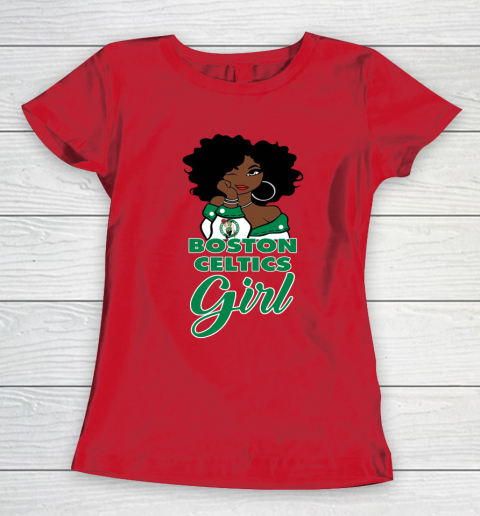 Boston Celtics Girl NBA Women's T-Shirt 10