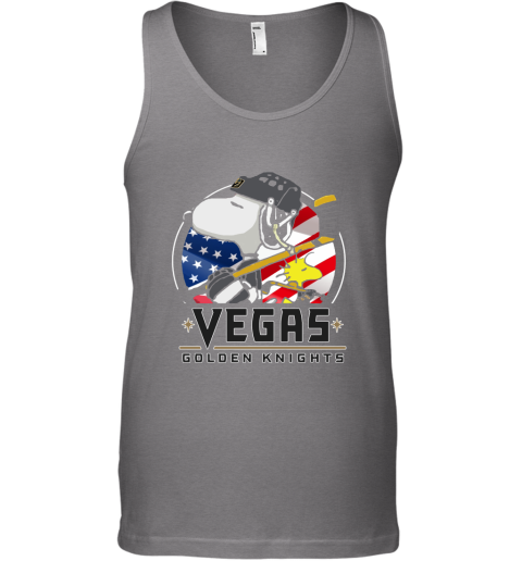 Vegas Golden Knights Ice Hockey Snoopy And Woodstock NHL Tank Top