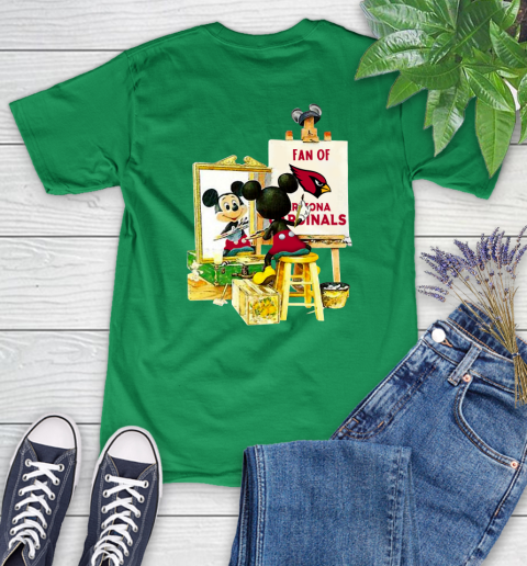 NFL Football Arizona Cardinals Mickey Drawing Shirt 88