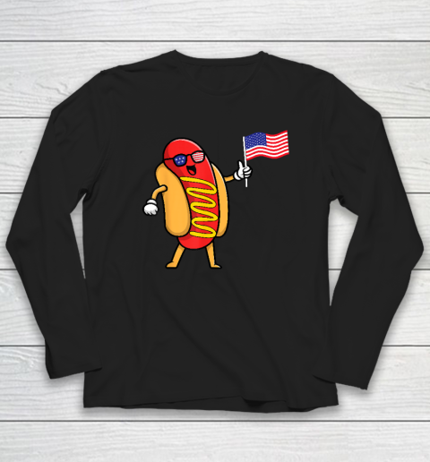 4th of July Hot Dog Hotdog 4th of July Long Sleeve T-Shirt
