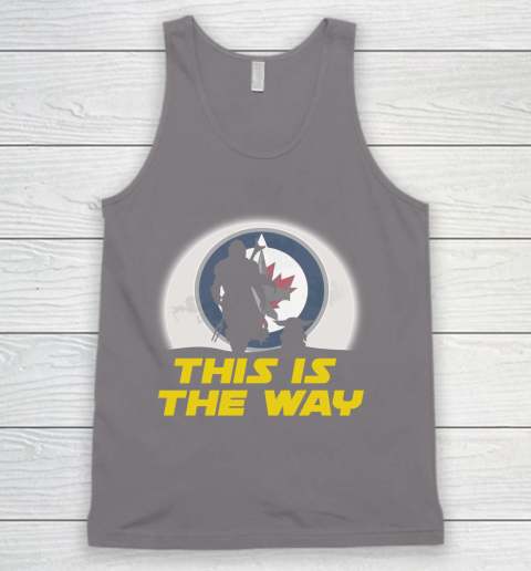 Winnipeg Jets NHL Ice Hockey Star Wars Yoda And Mandalorian This Is The Way Tank Top 6