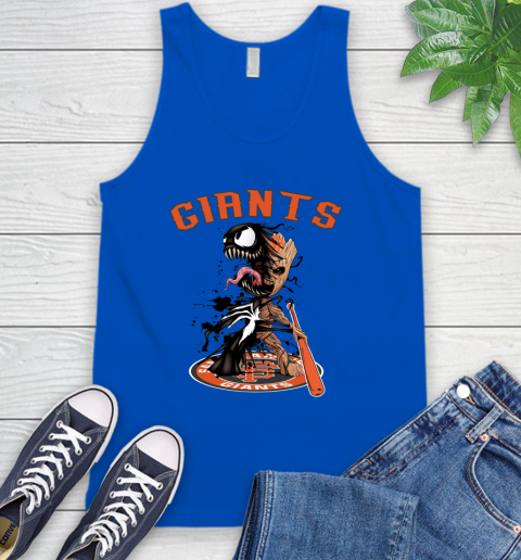 MLB San Francisco Giants Baseball Venom Groot Guardians Of The Galaxy Tank Top 5