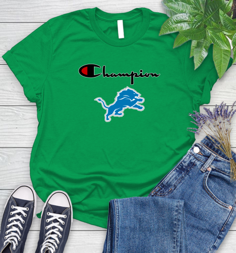 NFL Football Detroit Lions Champion Shirt Women's T-Shirt 4