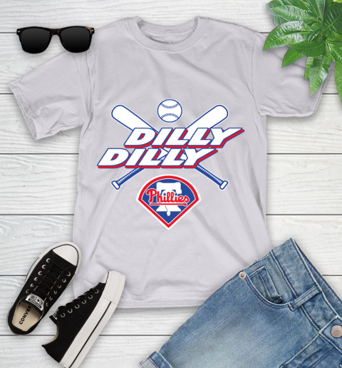 MLB Philadelphia Phillies Dilly Dilly Baseball Sports Youth T-Shirt 4