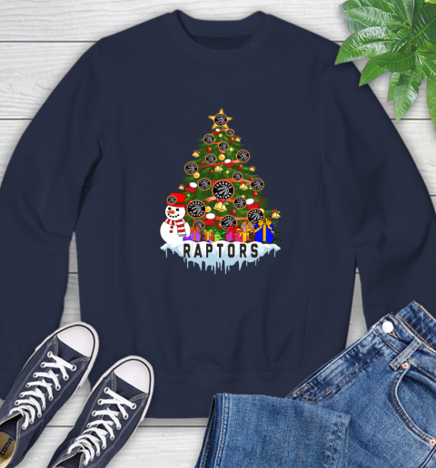 Toronto Raptors Merry Christmas NBA Basketball Sports Sweatshirt 3