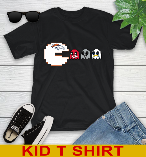Denver Broncos NFL Football Pac Man Champion Youth T-Shirt 2