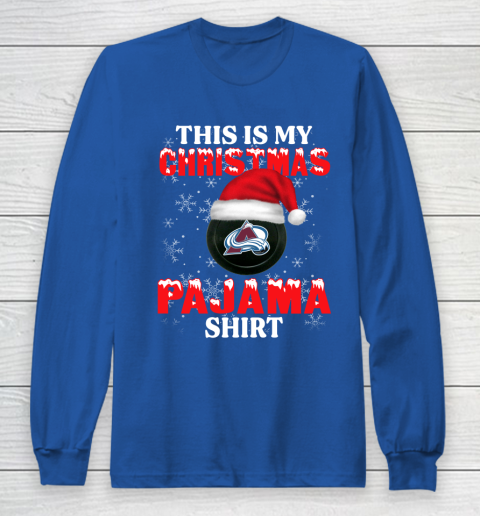 Colorado Avalanche This Is My Christmas Pajama Shirt NHL Long Sleeve T-Shirt 6