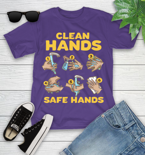 Nurse Shirt Washing Clean Hands Safe Hand Hygiene Wash Save T Shirt Youth T-Shirt 3