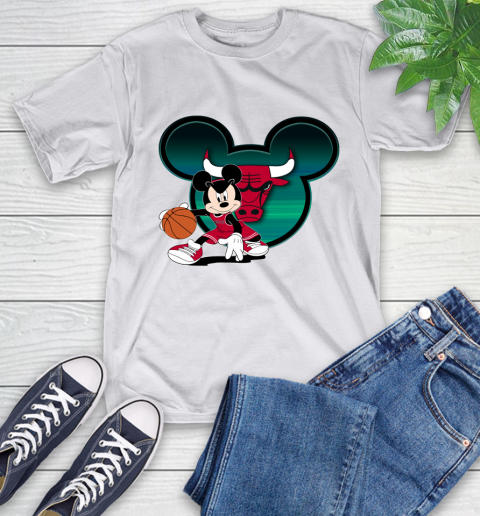 NBA Chicago Bulls Mickey Mouse Disney Basketball T-Shirt 12