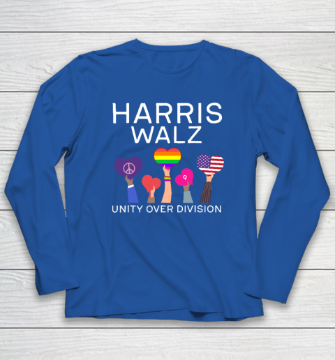 Harris Waltz 2024 Unity Over Division Long Sleeve T-Shirt 5