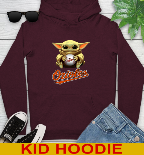 MLB Baseball Baltimore Orioles Star Wars Baby Yoda Shirt 140
