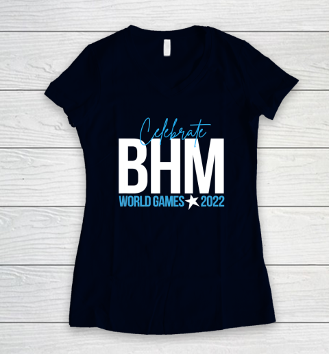 World Games Birmingham 2022 Women's V-Neck T-Shirt 2