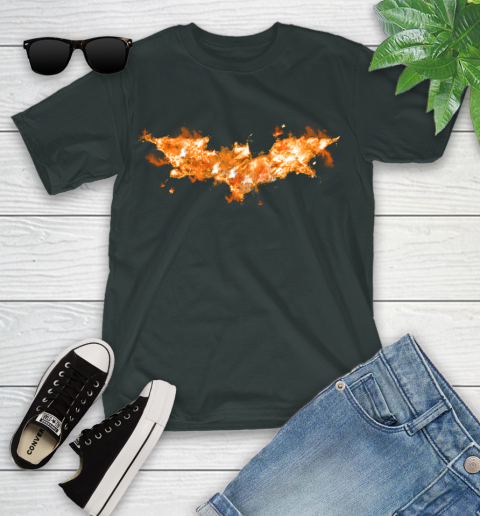 NBA San Antonio Spurs Batman Logo DC Basketball Sports Shirt Youth T-Shirt 6