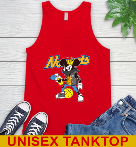 Denver Nuggets NBA Basketball Mickey Peace Sign Sports Tank Top 6