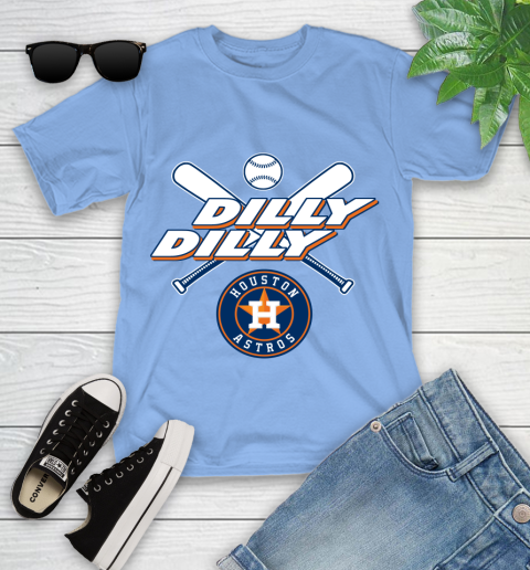 MLB Houston Astros Dilly Dilly Baseball Sports Youth T-Shirt 11