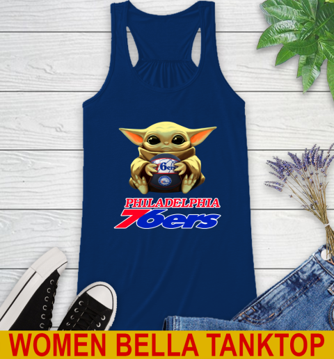NBA Basketball Philadelphia 76ers Star Wars Baby Yoda Shirt 45