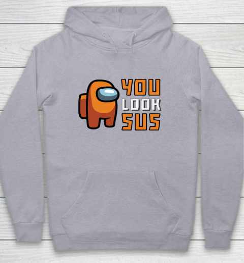 Among Us Shirt You Look SUS Youth Hoodie 4