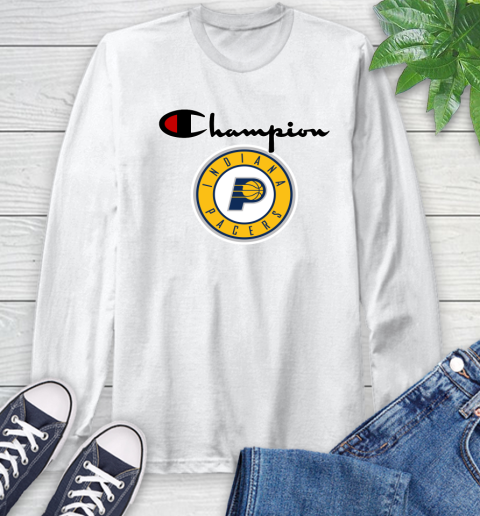 NBA Basketball Indiana Pacers Champion Shirt Long Sleeve T-Shirt