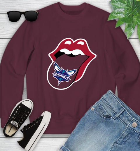 Charlotte Hornets NBA Basketball Lips I Root For My Team Adoring Fan 119
