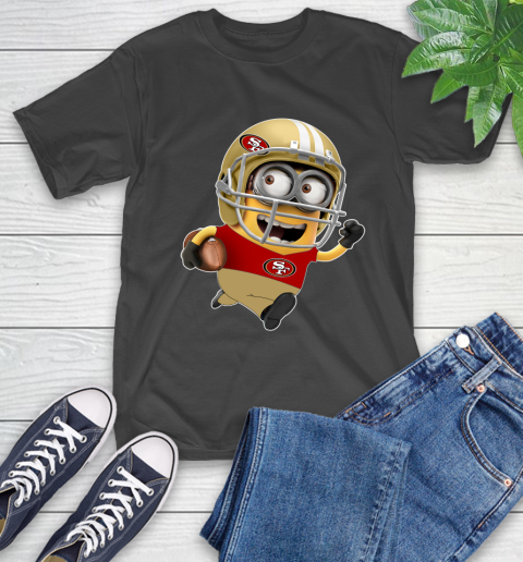 NFL San Francisco 49ers Minions Disney Football Sports T-Shirt 2