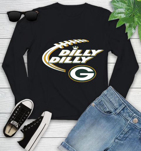NFL Green Bay Packers Dilly Dilly Football Sports Youth Long Sleeve 2