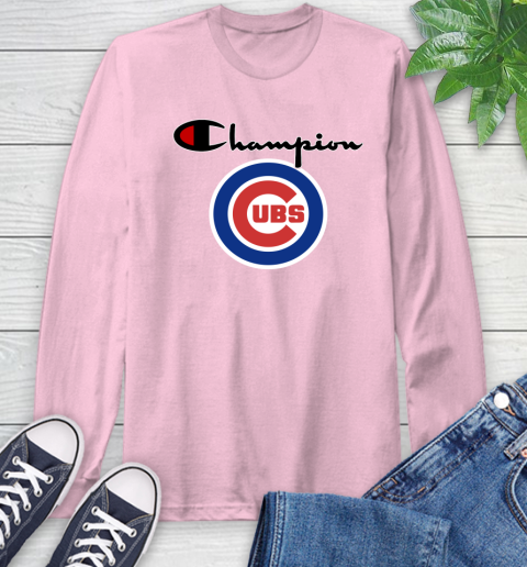 MLB Baseball Chicago Cubs Champion Shirt Long Sleeve T-Shirt 8