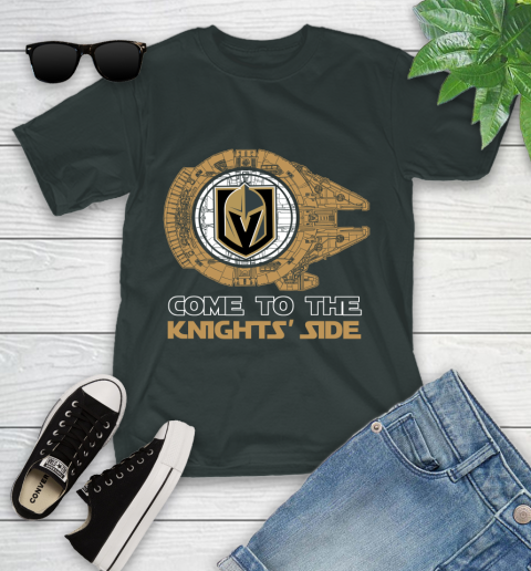 NHL Come To The Vegas Golden Knights Wars Hockey Sports Youth T-Shirt 6