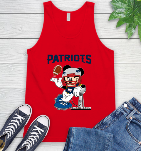 NFL New England Patriots Mickey Mouse Disney Super Bowl Football T Shirt Tank Top 6