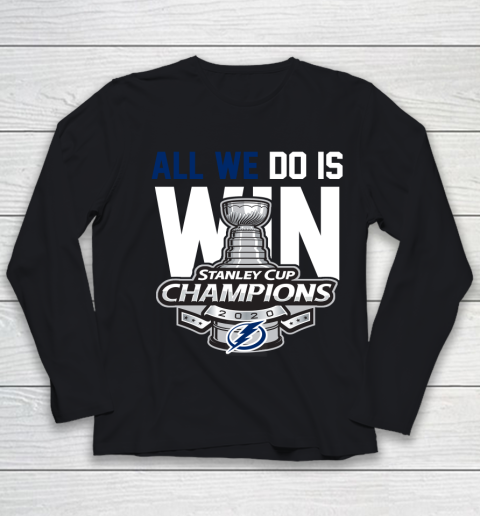 Tampa Bay Lightning Stanley Cup Champions All We Do Is Win Youth Long Sleeve