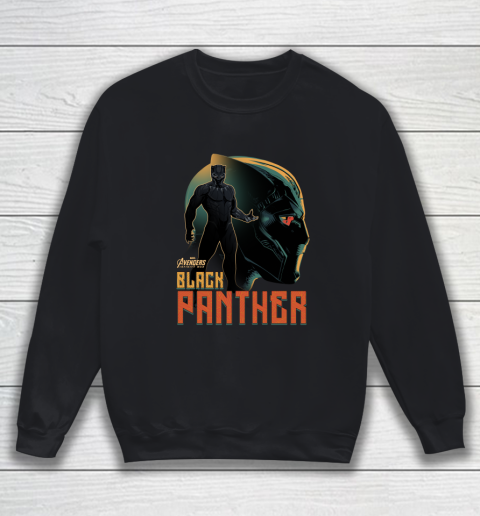 Marvel Infinity War Black Panther Profile Graphic Sweatshirt