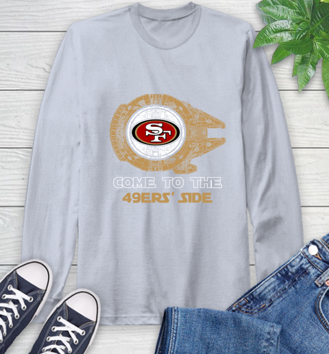 NFL Come To The San Francisco 49ers Star Wars Football Sports Long Sleeve T-Shirt 6