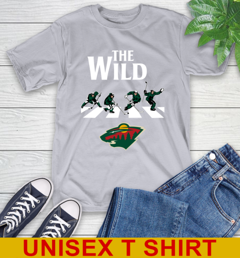 NHL Hockey Minnesota Wild The Beatles Rock Band Shirt T-Shirt 5