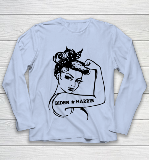 Biden Harris 2020  Joe Biden Kamala Harris Girl Empowerment Youth Long Sleeve 5