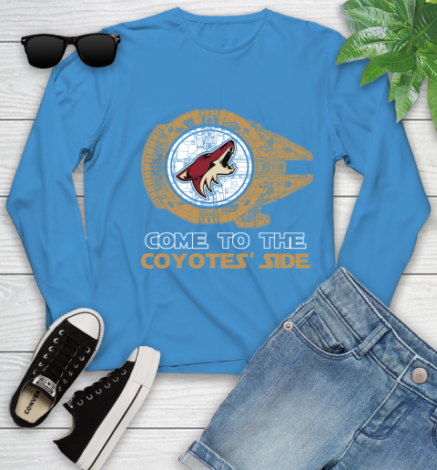 NHL Come To The Arizona Coyotes Wars Hockey Sports Youth Long Sleeve 8
