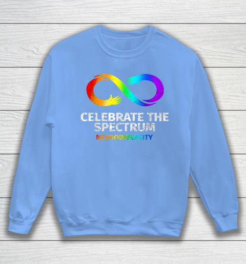 Neurodiversity Celebrate Spectrum Infinity Autism Awareness Sweatshirt 8