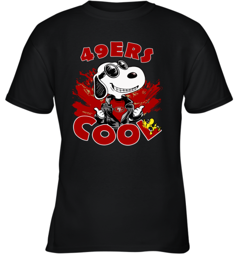 San Francisco 49ers Snoopy Joe Cool We're Awesome Youth T-Shirt