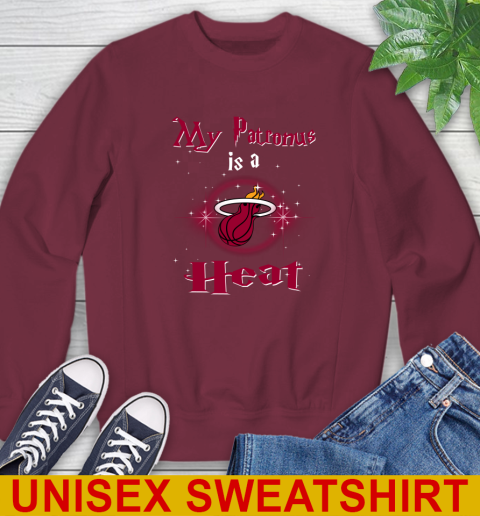 NBA Basketball Harry Potter My Patronus Is A Miami Heat Sweatshirt 6