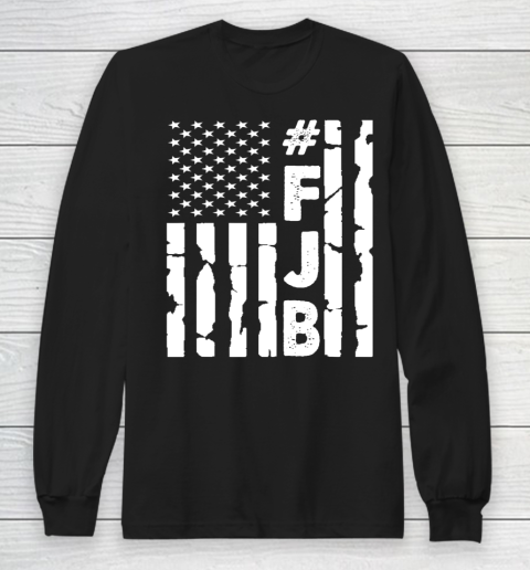 #FJB Pro America Distressed Flag Vintage Fuck Biden FJB Long Sleeve T-Shirt