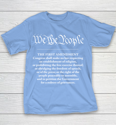 We The People  First Amendment Youth T-Shirt 8