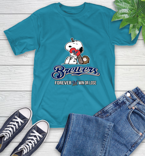 MLB The Peanuts Movie Snoopy Forever Win Or Lose Baseball Milwaukee Brewers 8