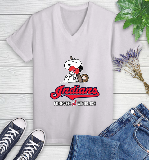 MLB The Peanuts Movie Snoopy Forever Win Or Lose Baseball Cleveland Indians 77