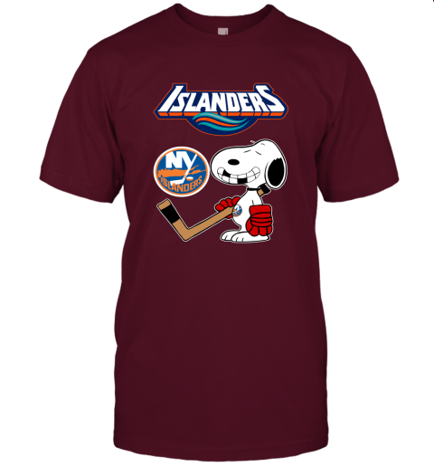 New York Islanders Ice Hockey Broken Teeth Snoopy NHL Unisex Jersey Tee