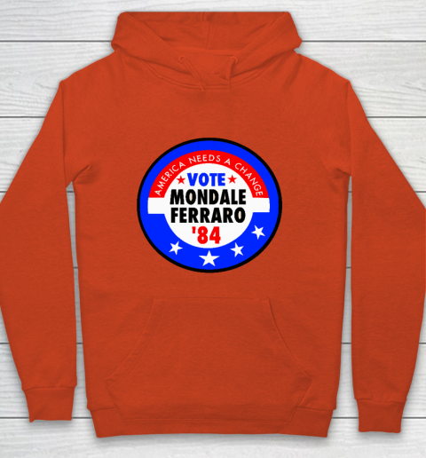 Walter Mondale and Geraldine Ferraro Campaign Button Youth Hoodie 3