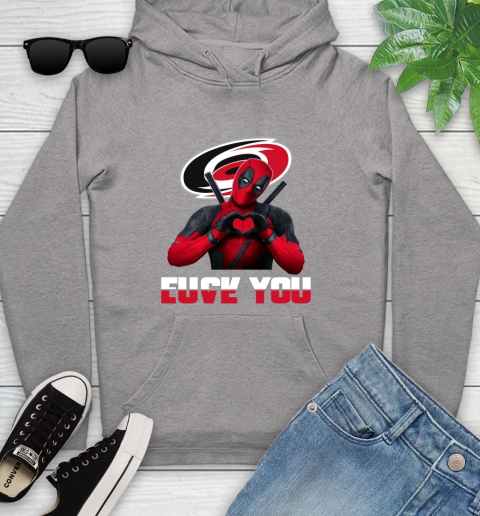 NHL Carolina Hurricanes Deadpool Love You Fuck You Hockey Sports Youth Hoodie 7 NHL Carolina Hurricanes Deadpool Love You Fuck You Hockey Sports Youth Hoodie - Image 7